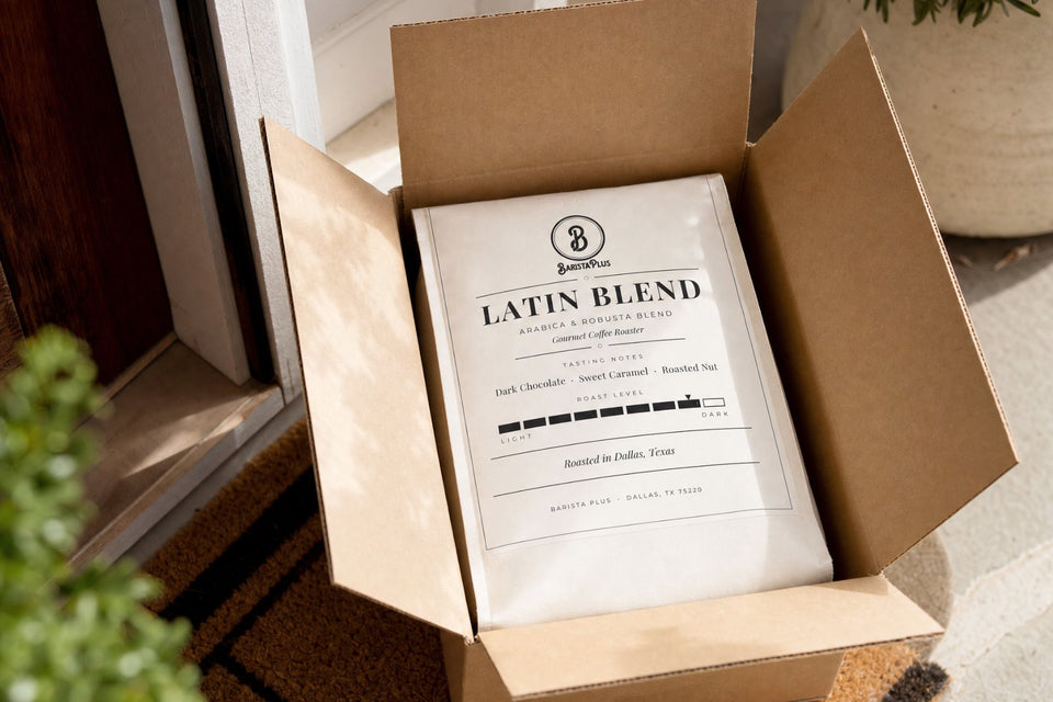 A Barista Plus box on the doorstep