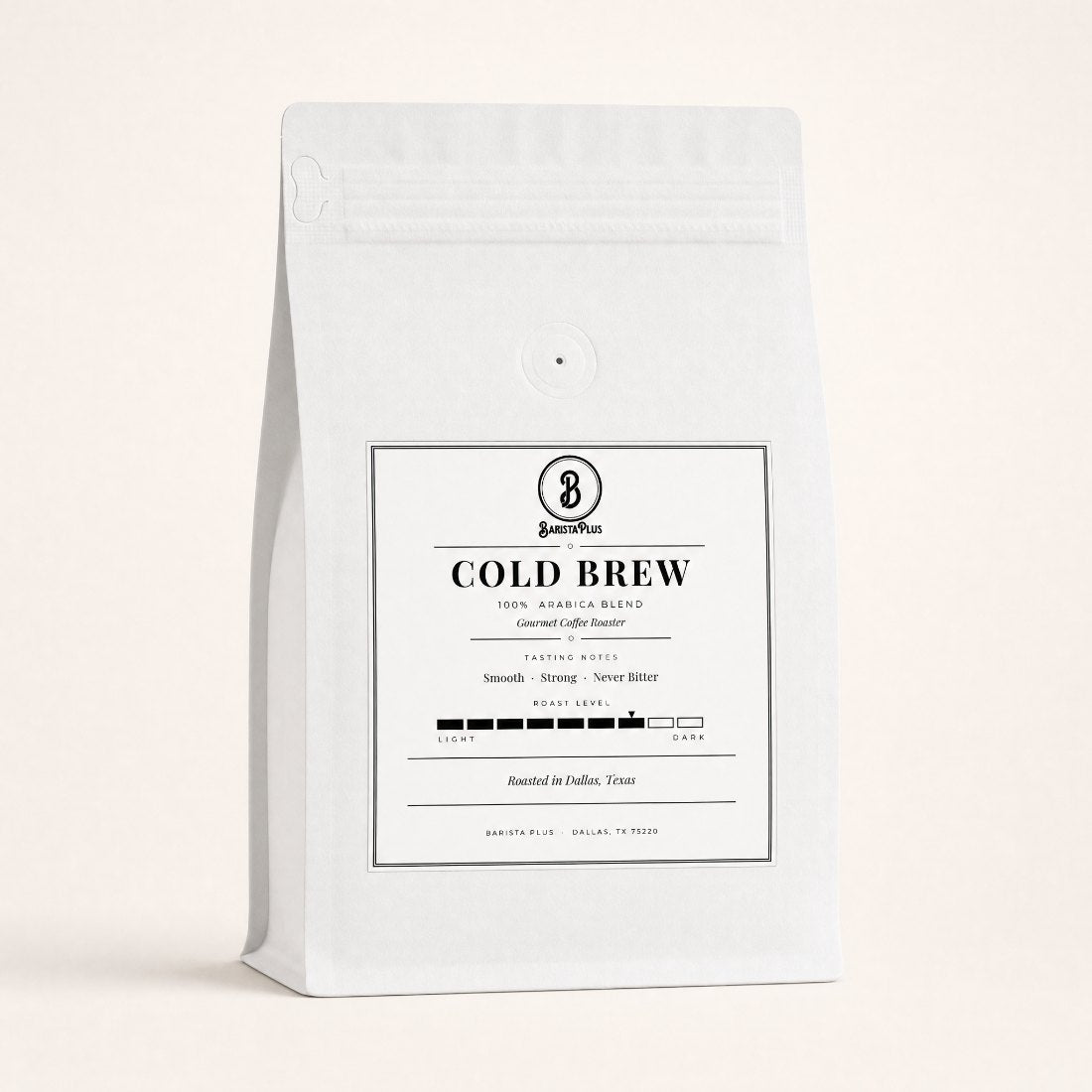 Cold Brew Blend — Medium Dark roast, 12 oz bag — Barista Plus Coffee