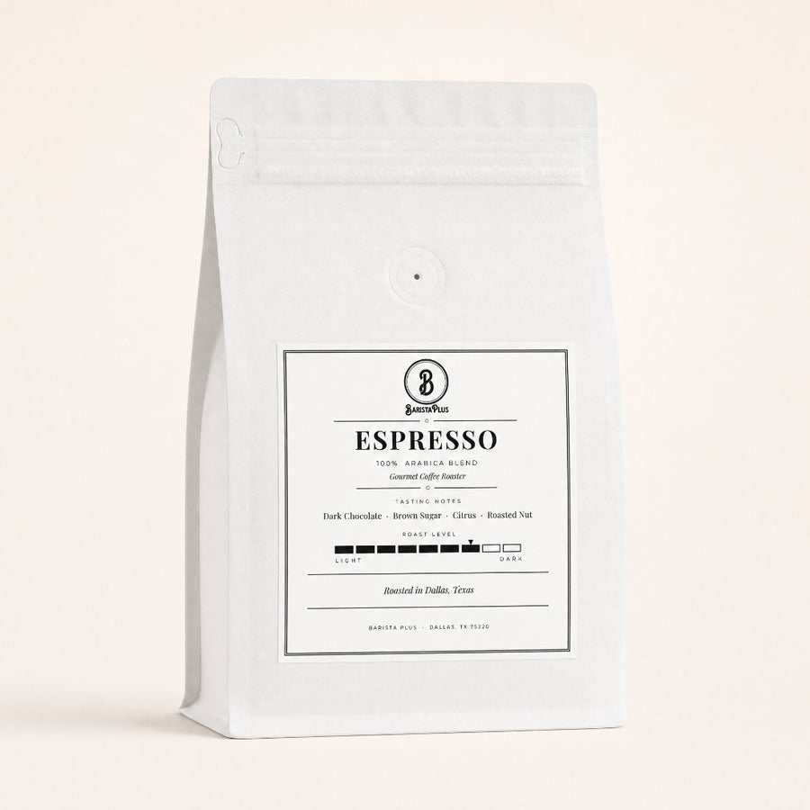 Espresso — Medium Dark roast, 12 oz bag bag