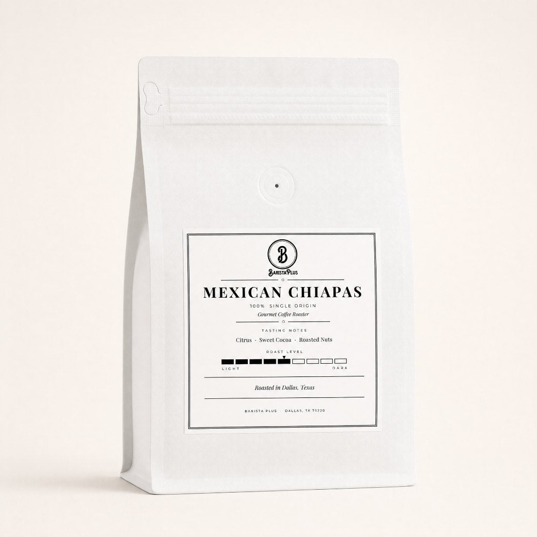Mexican Chiapas — Medium roast, 12 oz bag — Barista Plus Coffee