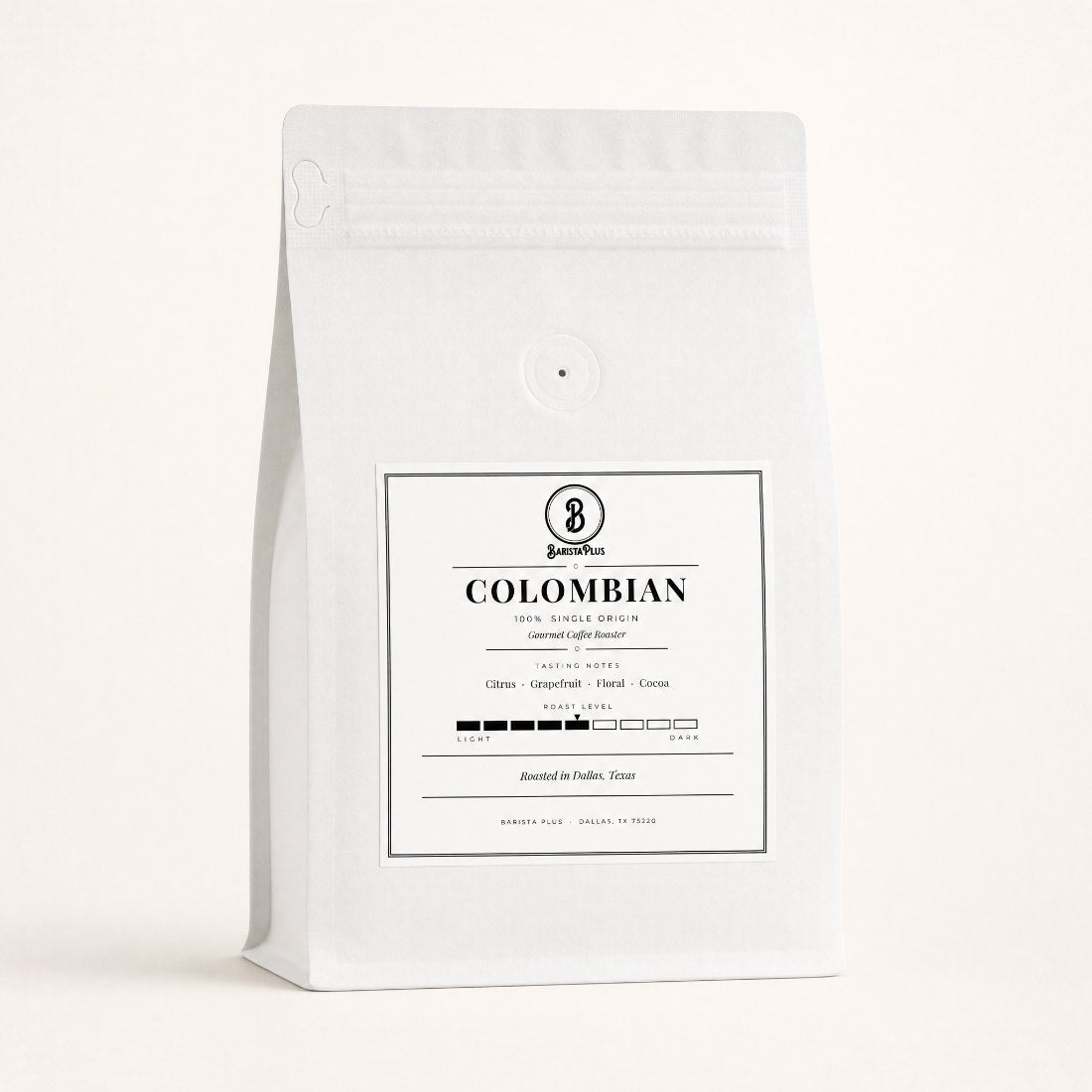 Colombian — Medium roast, 12 oz bag — Barista Plus Coffee