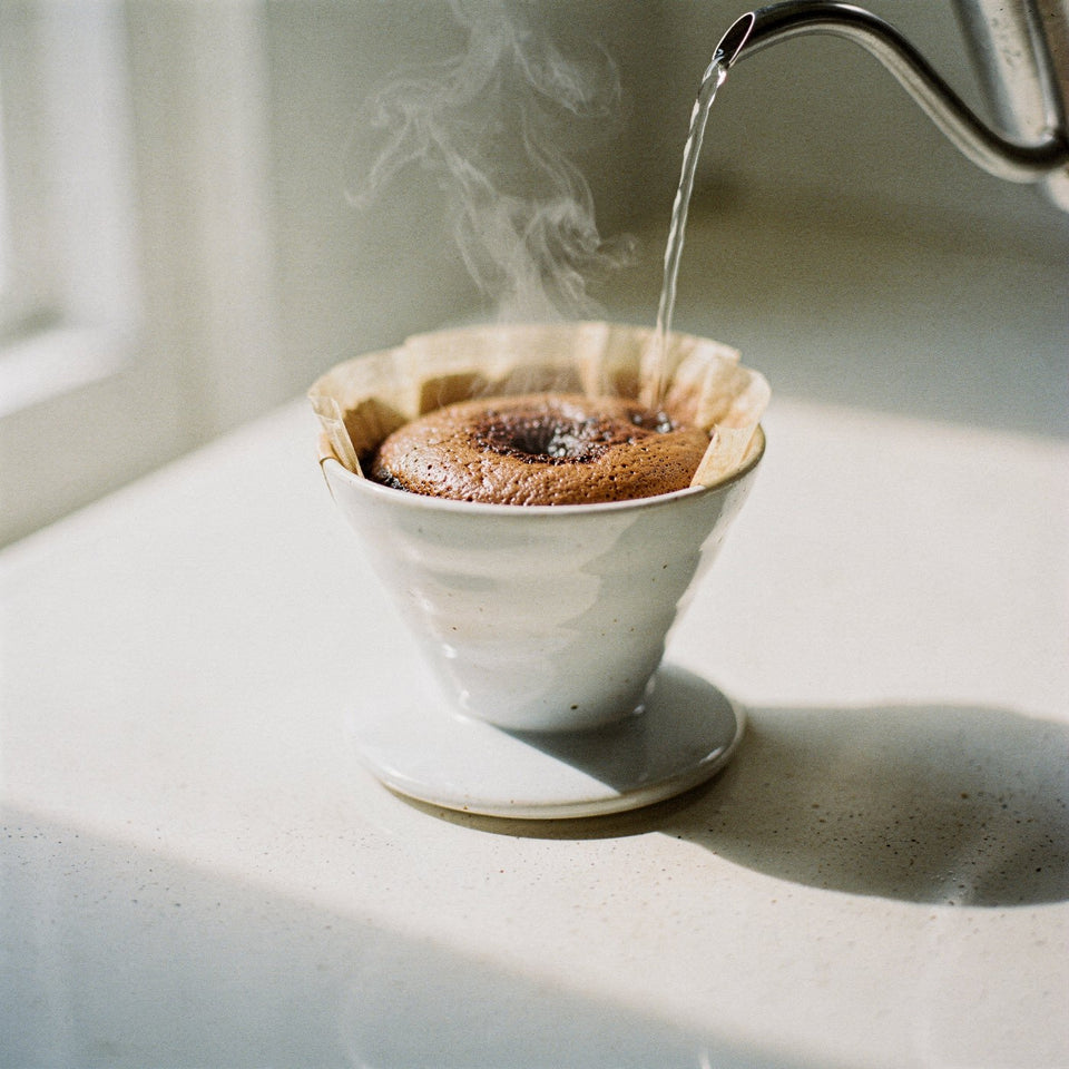 Pour over brewing
